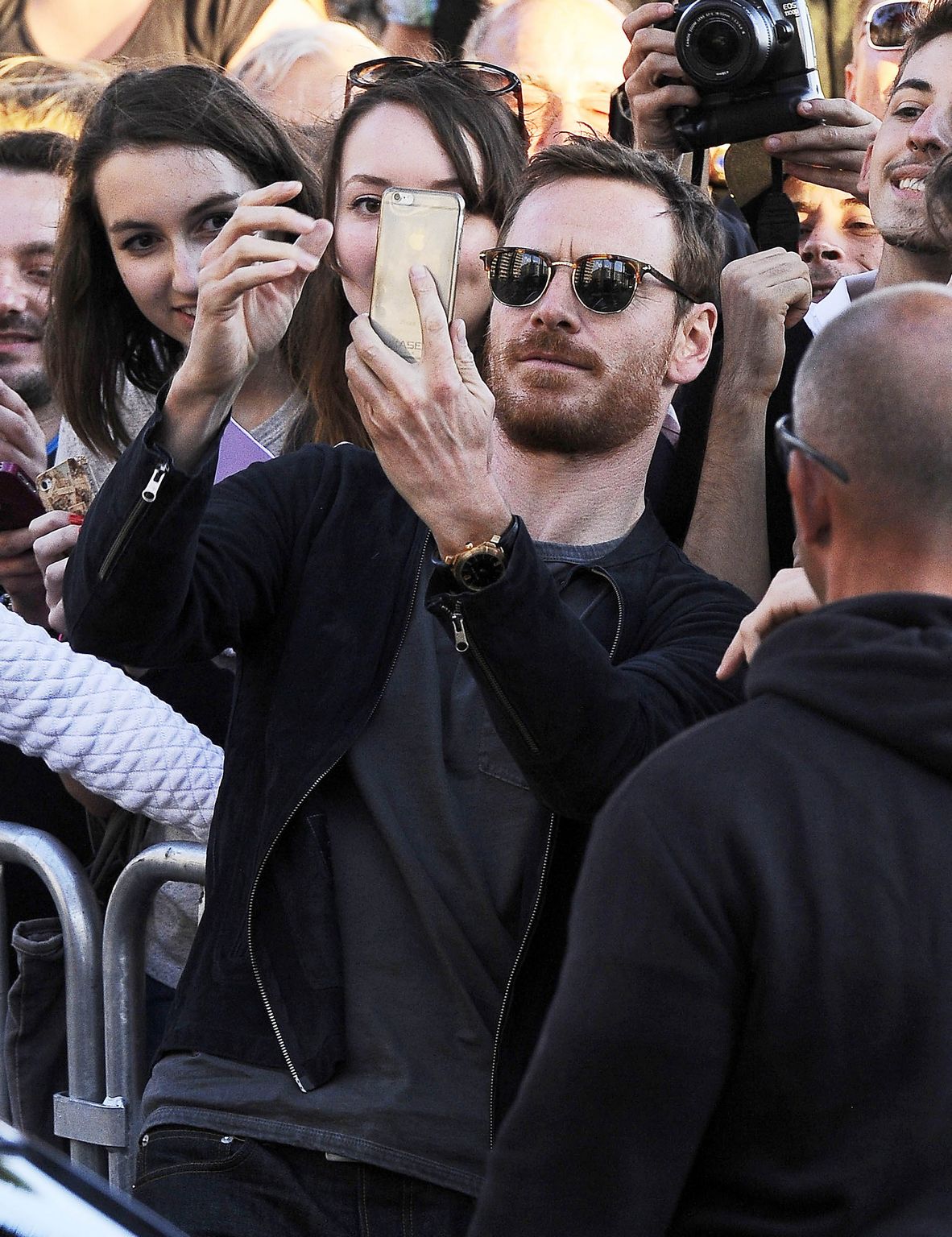 Michael Fassbender at 'Le Grand Journal' - May 22