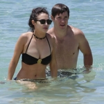 Adam DeVine and Chloe Bridges Enjoy A Day On The Beach – May 30