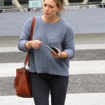 Hilary Duff and Mike Comrie at Il Pastaio in Beverly Hills – June 13