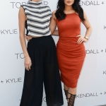 Kendall Jenner and Kylie Jenner at Kendall + Kylie fashion line launch party ? June 3