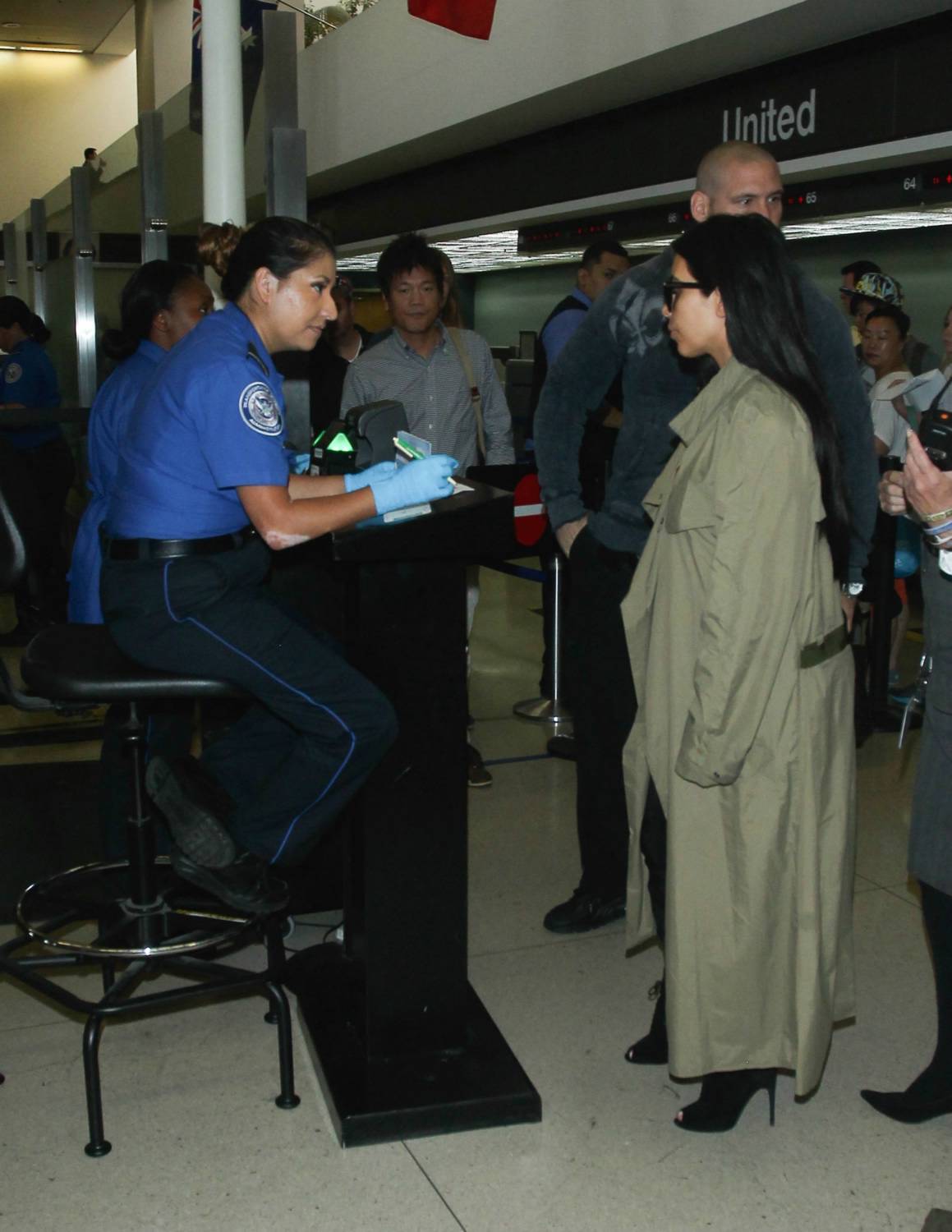 Kim Kardashian Arrives at LAX Airport - June 22