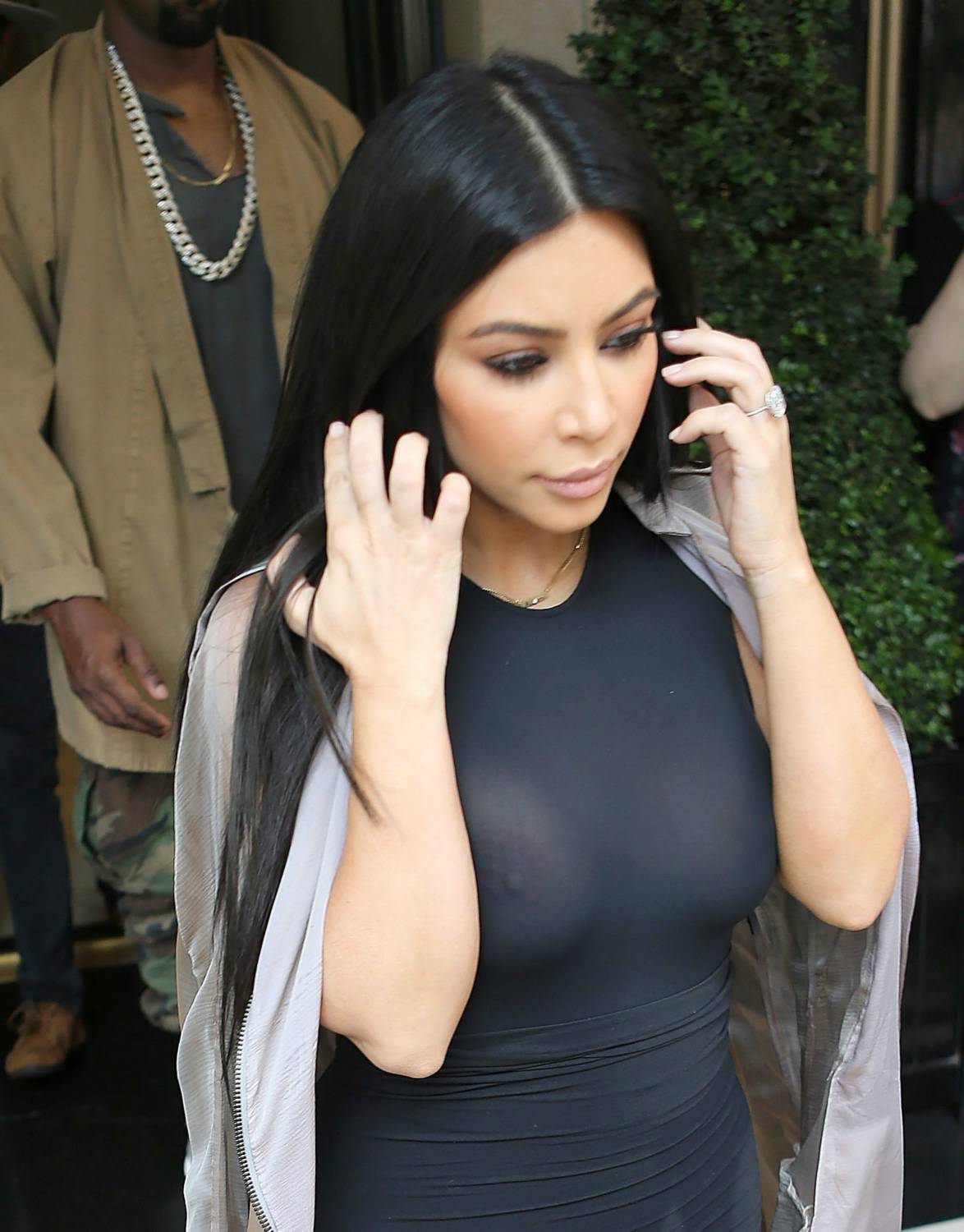 Kim Kardashian Leaves A Little To Imagination As She Shops at Harrods - June 26
