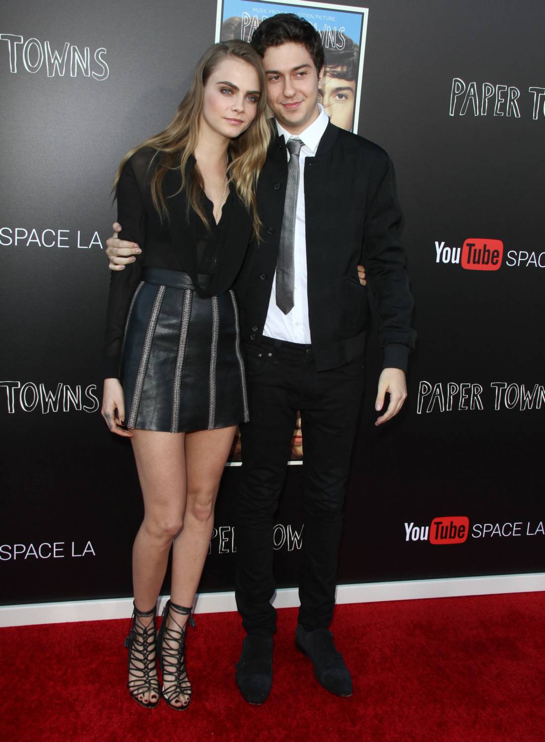 Buddies Cara Delevingne and Nat Wolff at Paper Town Special Event – July 17