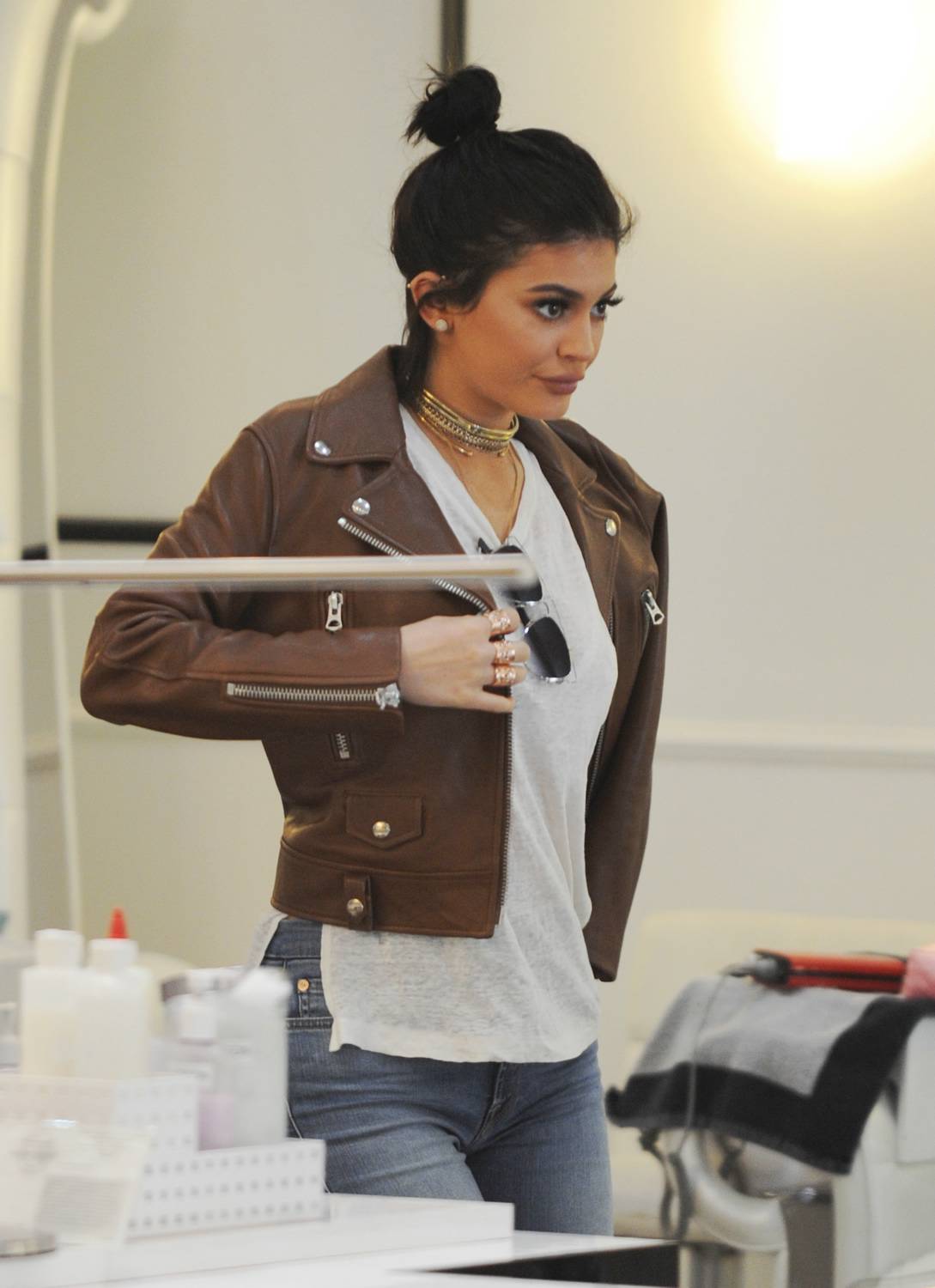 Kylie Jenner Spotted Around in LA - July 13