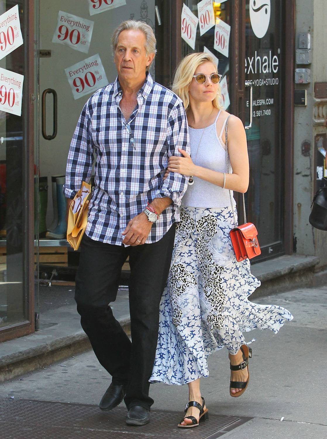 Sienna Miller Out & About in NYC - July 24