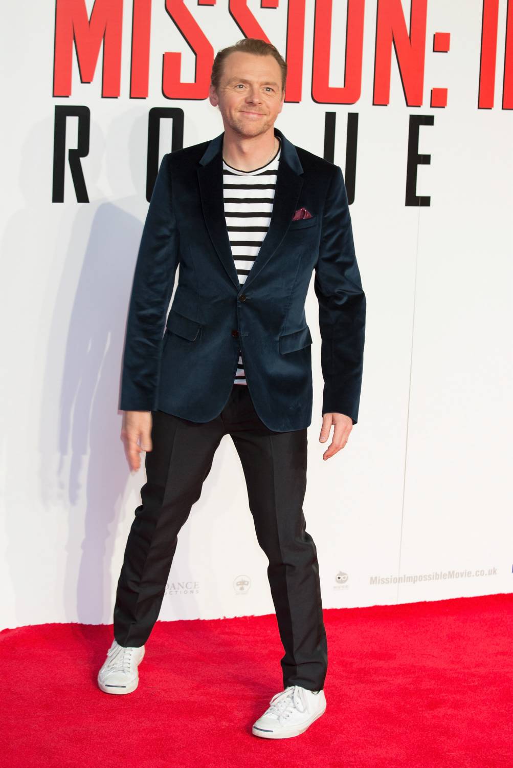 Simon Pegg at Mission: Impossible Rogue Cruise Premiere - July 25