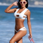 Val Fit On The Beach While She Shoots For 138 Water in Malibu – July 7