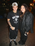Justin Bieber Poses with Fans Outside Midtown Bible Study class - November 11
