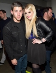 Nick Jonas & Meghan Trainor attend 93.3 FLZ?s Jingle Ball 2014 at Amalie Arena on December 22, 2014 in Tampa, Florida.