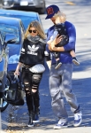 Fergie and Josh Duhamel in Los Angeles With Axl - January 23