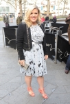 Kelly Clarkson Arrives At Capital FM - February 19