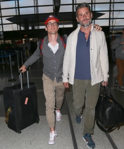 Matt Bomer and his husband Simon Halls Arrive at LAX Airport – June 26