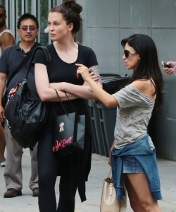 Alec Baldwin and Hilaria Baldwin Have Lunch at Westville East Restaurant